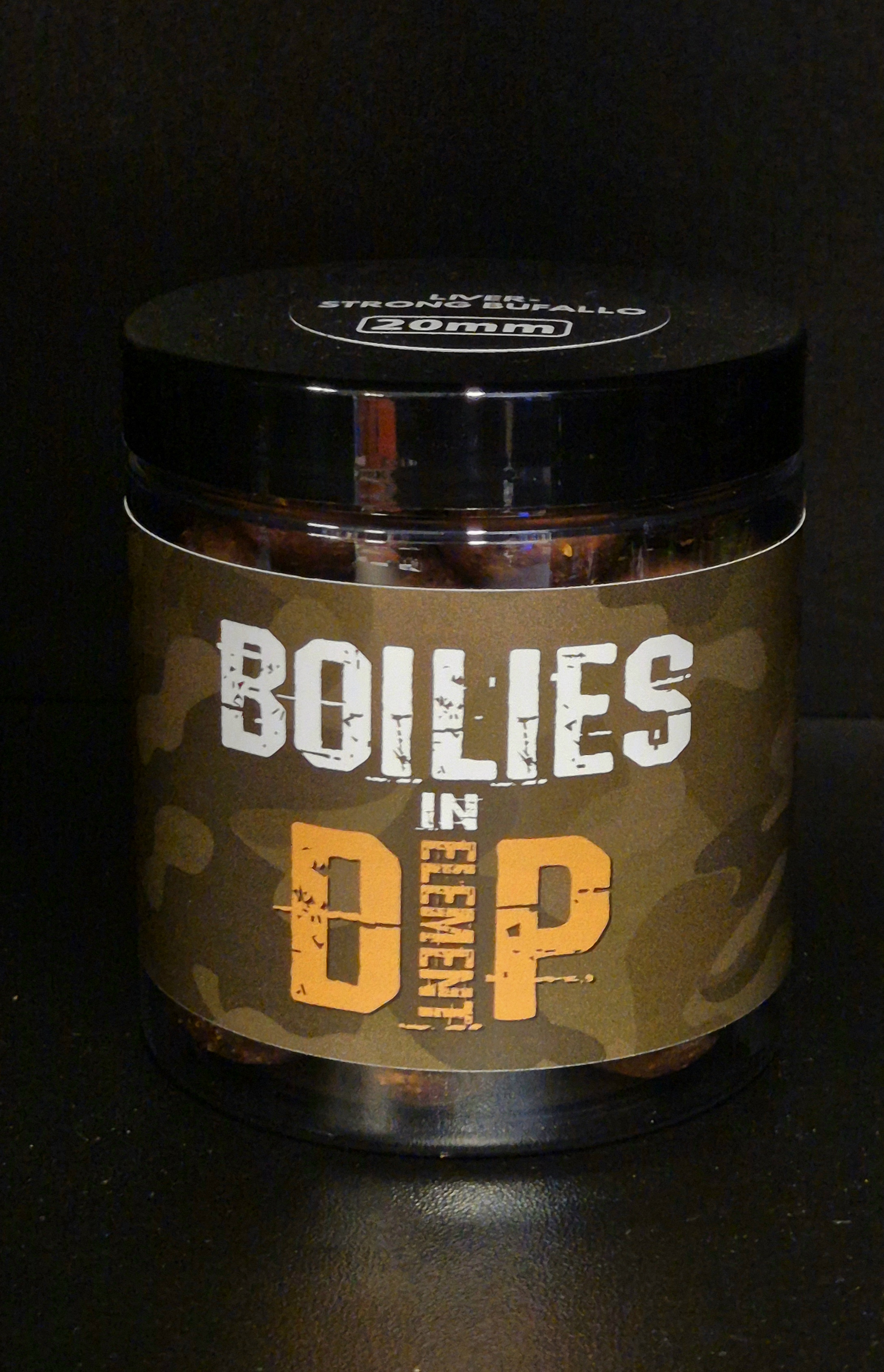 CONQUER ELEMENT BOILIES IN DIP 20mm /LIVER-STRONG BUFALLO 250ml