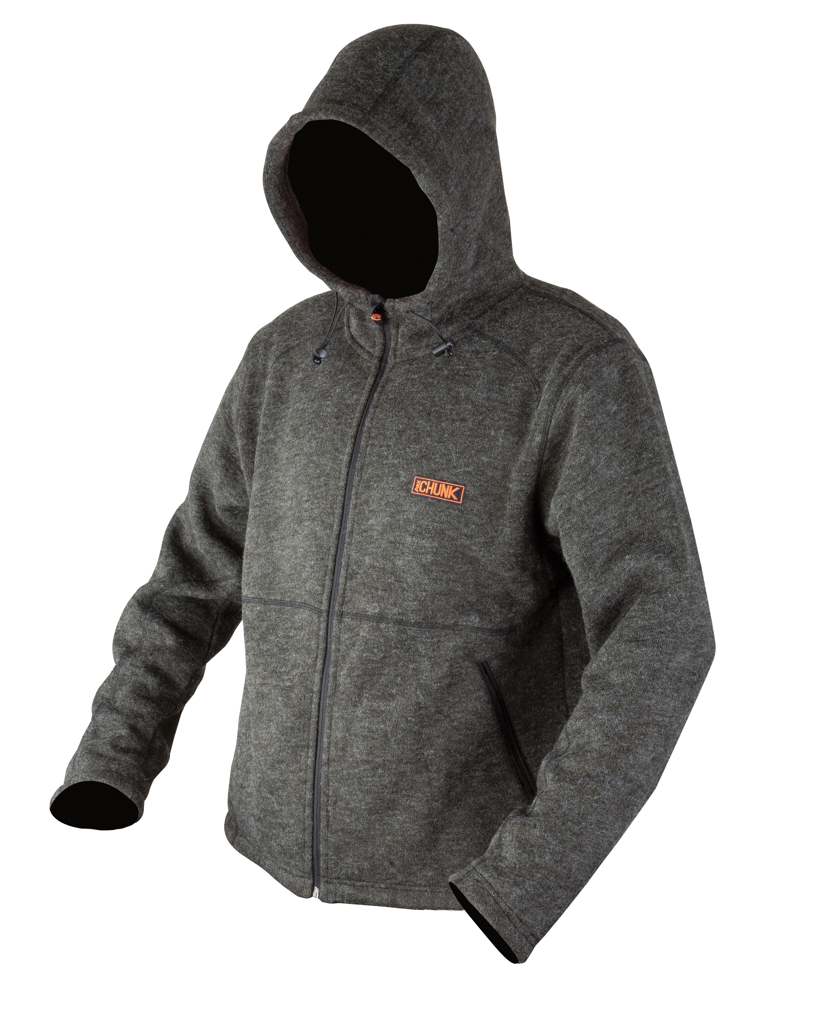 Fox CHUNK heavy sherpa hoody - black marl - M