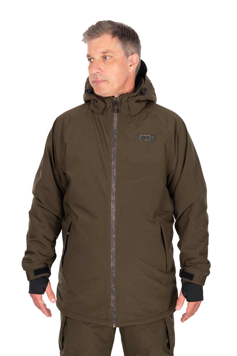 Fox Khaki sherpa-tec jacket - L