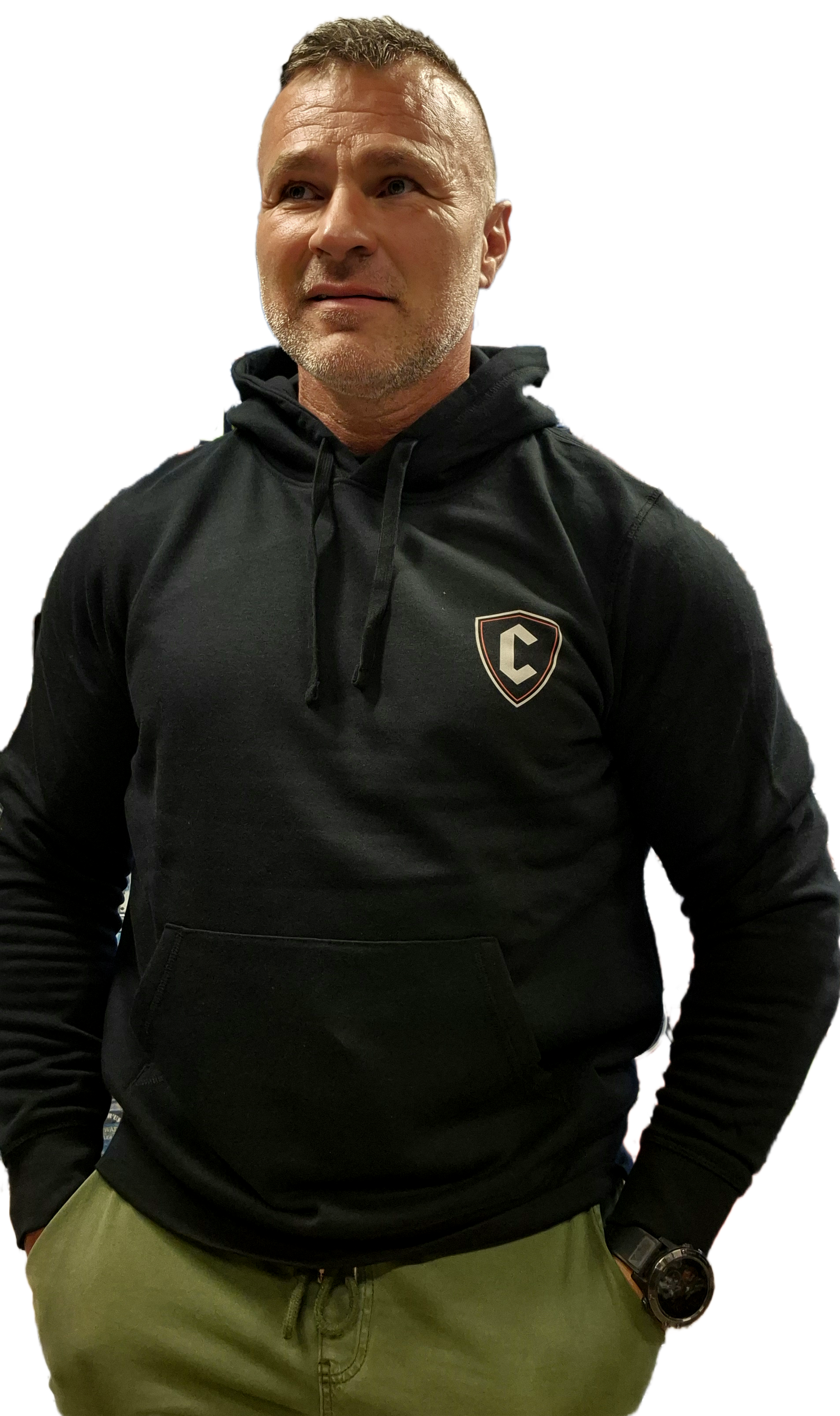 CONQUER MIKINA BACK čierna M