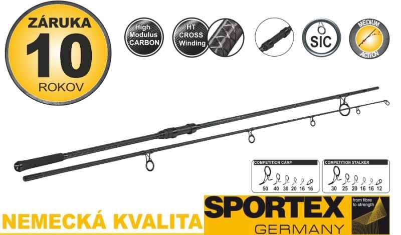 sportex Kaprárske prúty Competition Carp CS-4, 2-diel 365cm / 3,00lbs