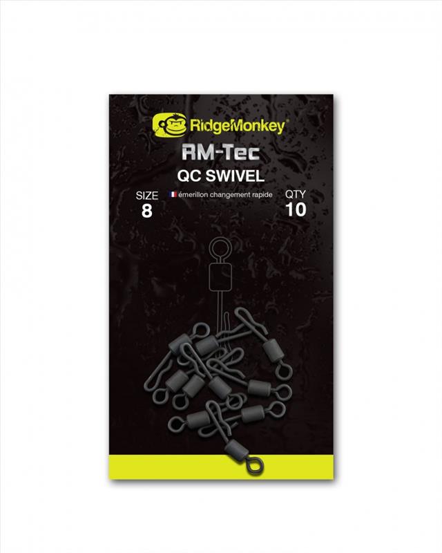 RIDGE MONKEY Obratlík s krúžkom Flexi Ring Swivel | 8