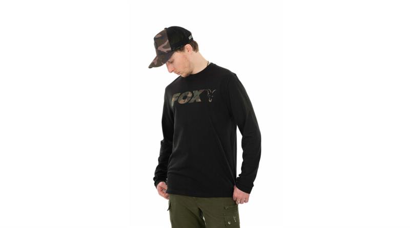 FOX T-SHIRT LONG SLEEVE BLACK-CAMO S