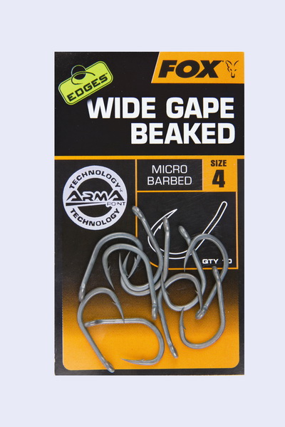 FOX WIDE GAPE BEAKED Size 6B BARBLESS