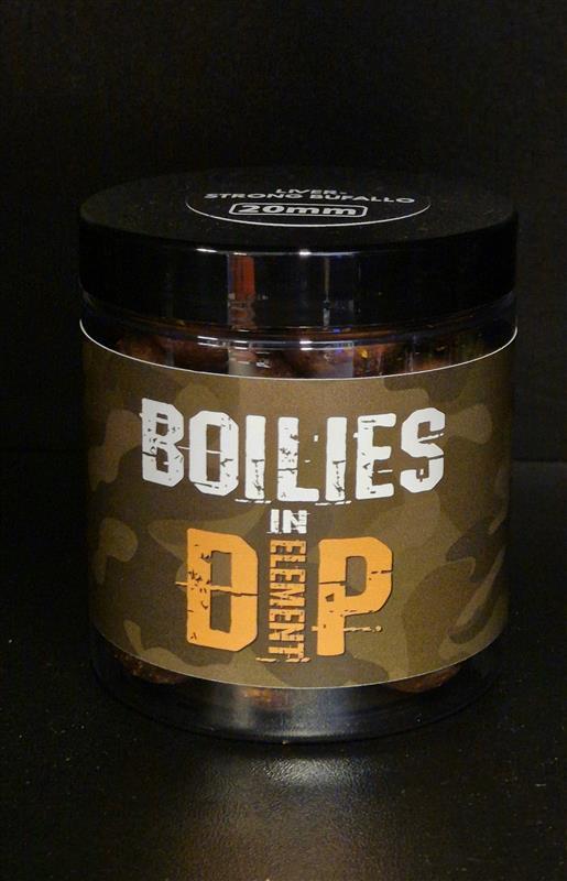 CONQUER ELEMENT BOILIES IN DIP 20mm /SQUID-KRILL/SCOPEX 250ml