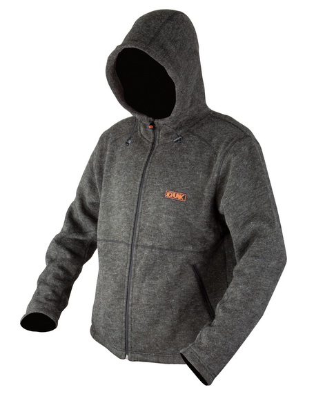 Fox CHUNK heavy sherpa hoody - black marl - XXL
