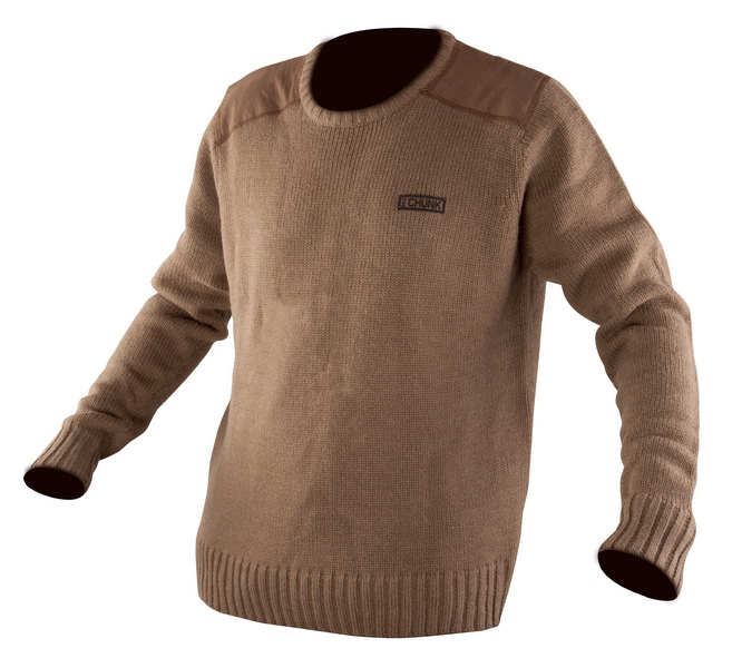Fox CHUNK Heavy knit jumper - khaki - XXXL