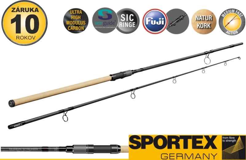 SPORTEX Kaprárske teleskopické prúty Morion Stalker Breakout 2diel 10ft-300cm  3,50lbs