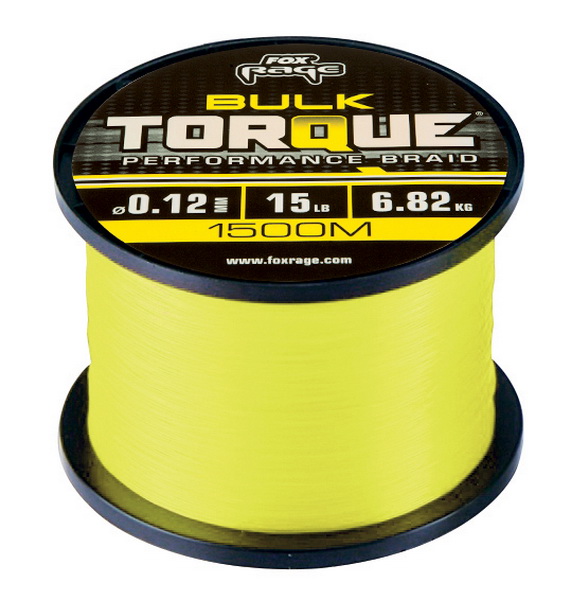 TORQUE BRAID YELLOW 1500m 0,17mm 20lb