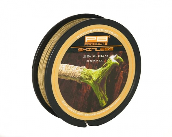 SKINLESS Hook Link 25lb - 20m - gravel - nadäzcová šnúra potiahnutá