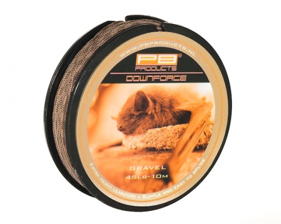 DOWNFORCE LEADER - 45lb - 10m - gravel - šnúra - olovenka