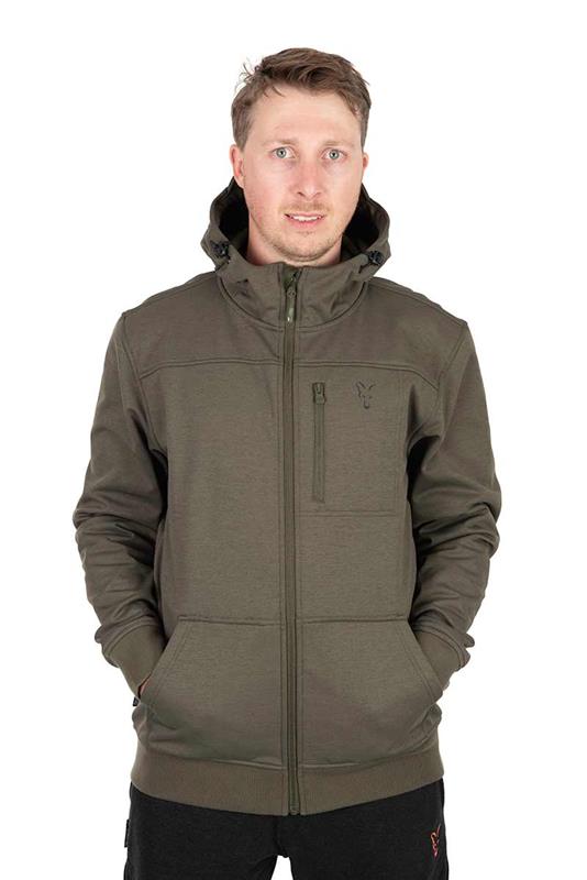 Fox Collection Soft Shell Jacket Green & Black S