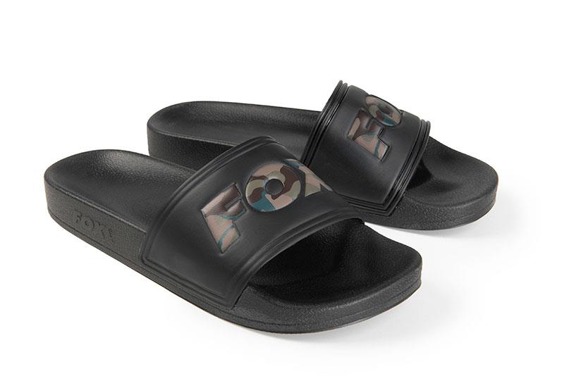 Fox Sliders Black Black / Camo size 12 uk / 46 Eu