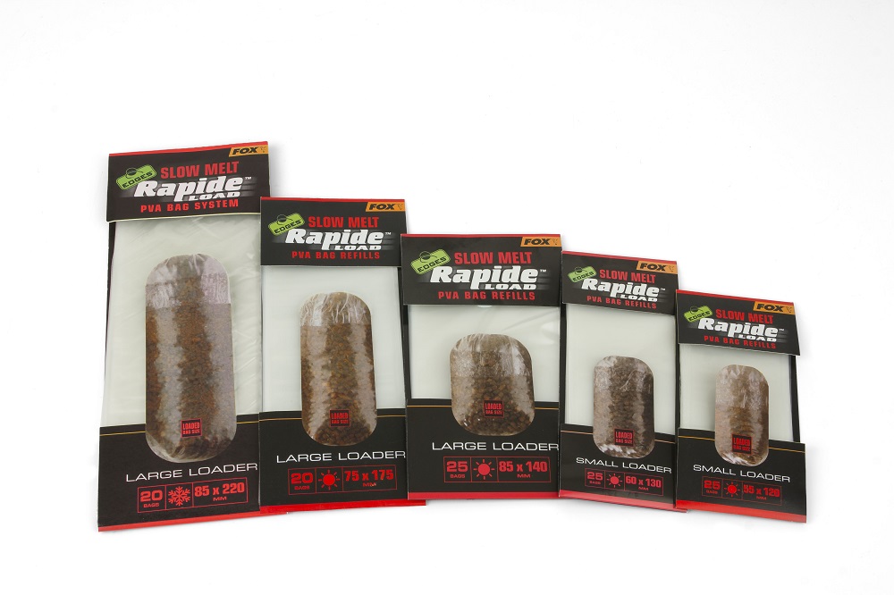 FOX RAPIDE PVA SLOW-MELT REFILLS 85mm x 140mm 25 bags
