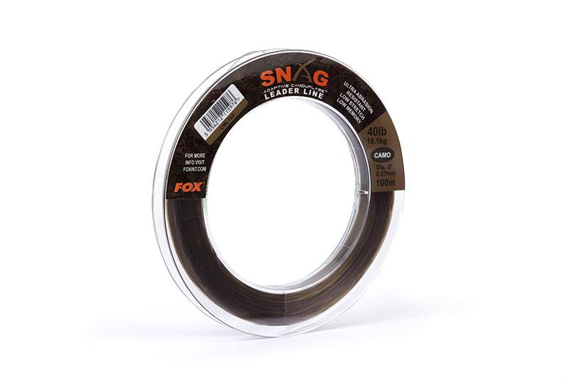 Fox Snag Leader 50lb (22.6kg) - 0.66mm x80m