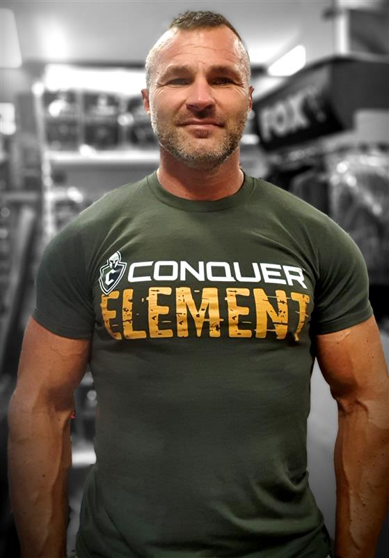 CONQUER ELEMENT T-SHIRT L