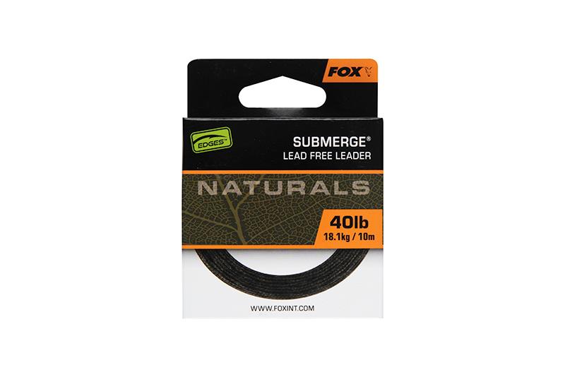 FOX Naturals Submerge Leader x10m 40lb/18.1k