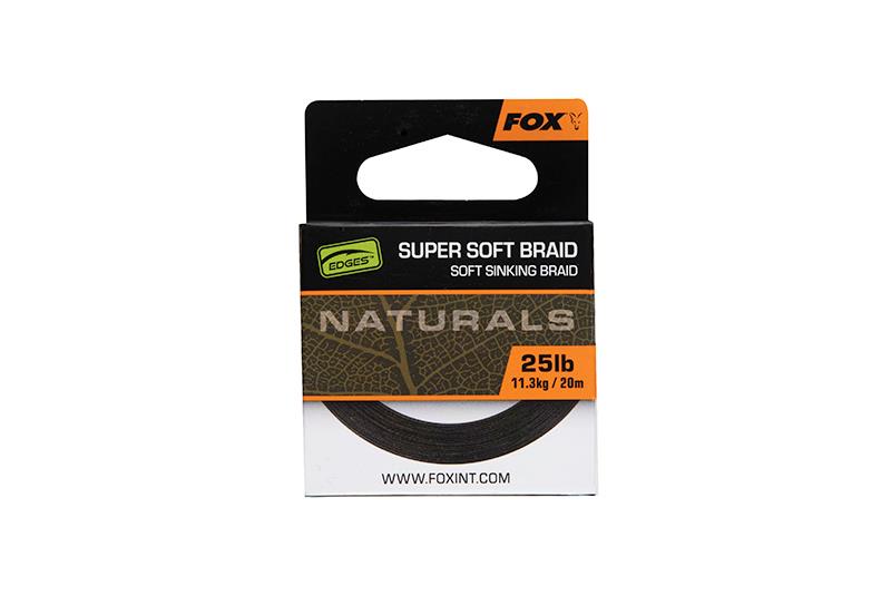 FOX Naturals Soft Braid hooklength 20m 25lb